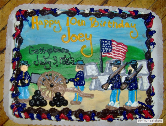 10 Civil War Themed Birthday Cakes Photo Civil War Happy Birthday Cake Civil War Cake And 