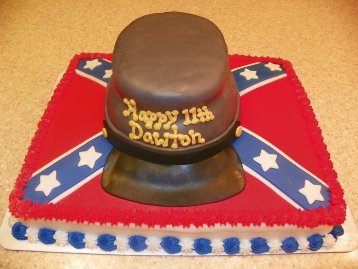 10 Civil War Themed Birthday Cakes Photo Civil War Happy Birthday Cake Civil War Cake And 