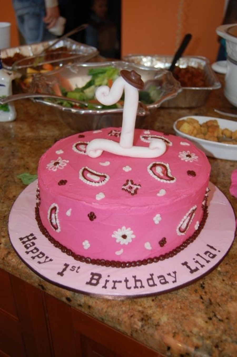 Cowgirl Birthday Cake