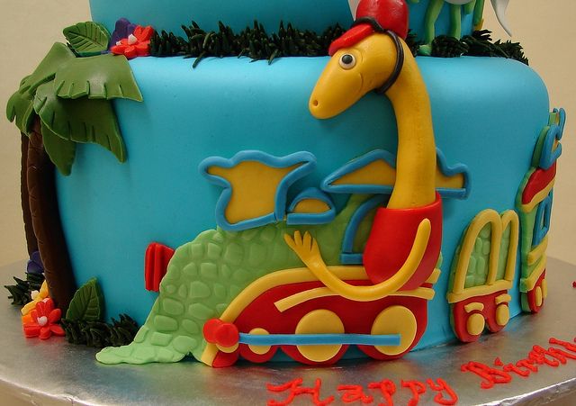 Dinosaur Train Birthday Cake