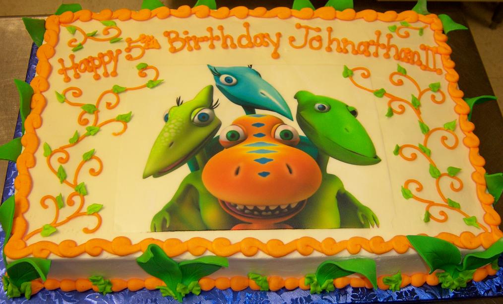 Dinosaur Train Birthday Cake