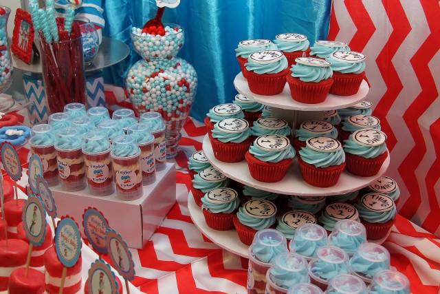 Dr. Seuss Baby Shower Cake