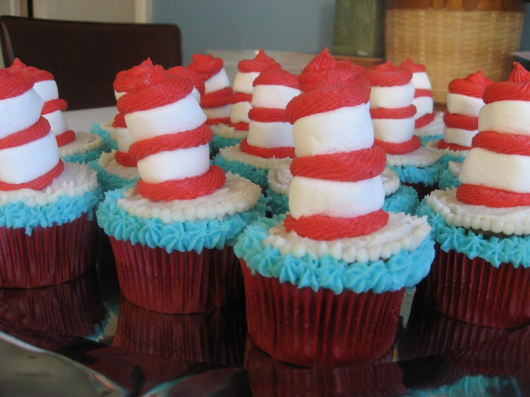 Dr. Seuss Cupcake Idea