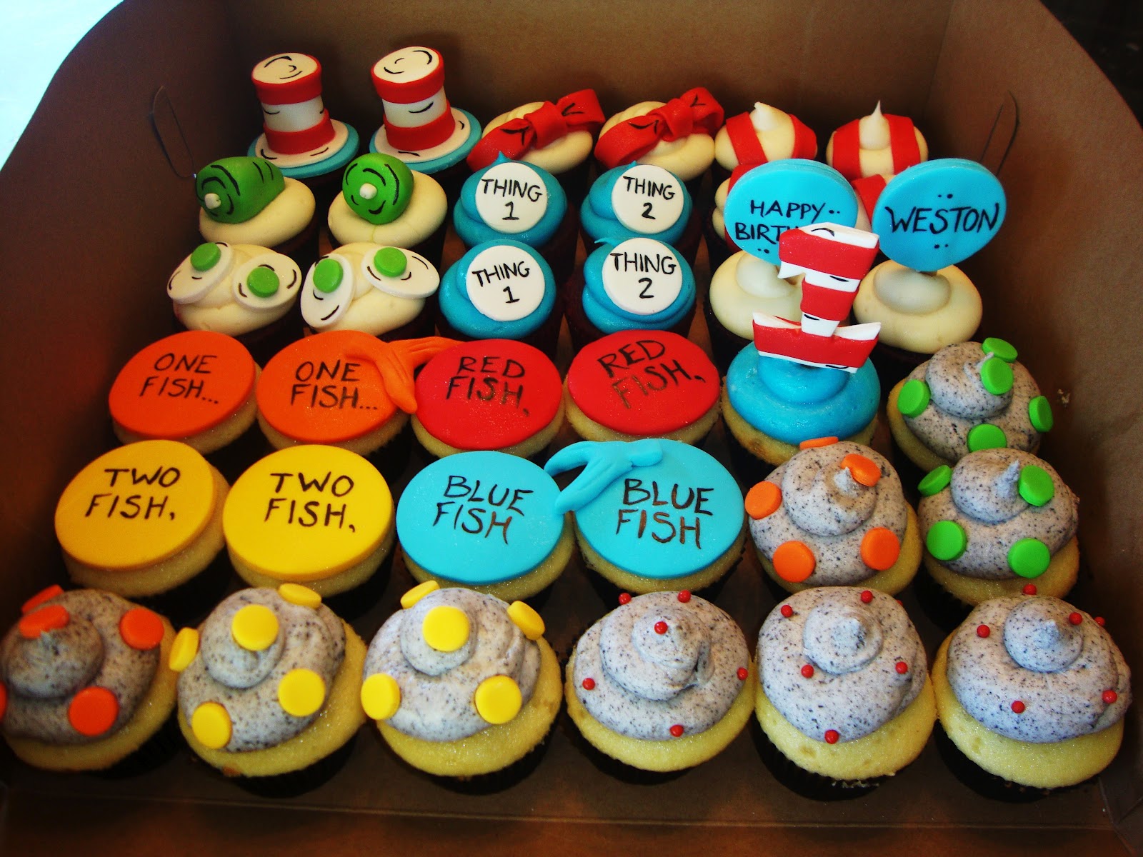 Dr. Seuss Cupcakes