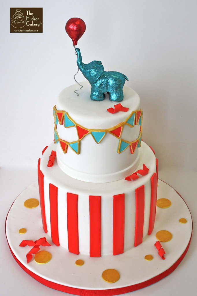 Elephant Birthday Cake Balloons