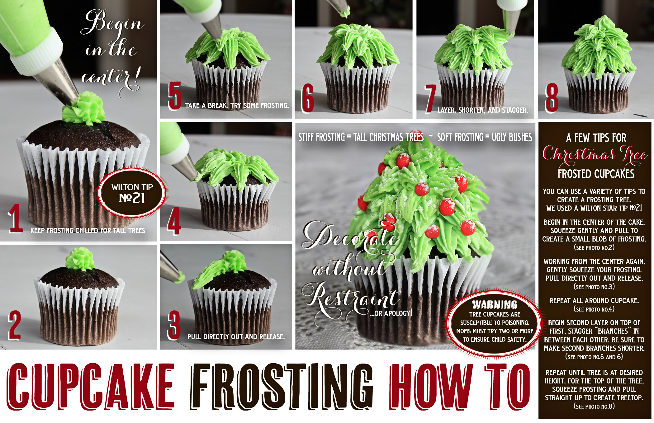 9 Photos of Christmas Cupcakes With Buttercream Icing