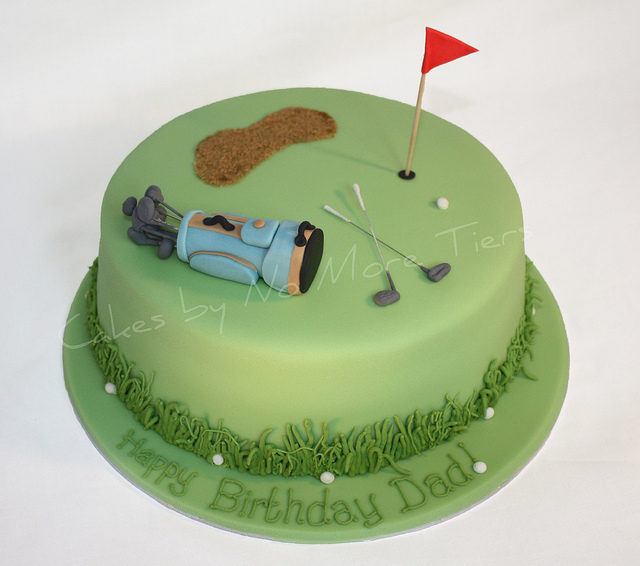 Golf Club Birthday Cake