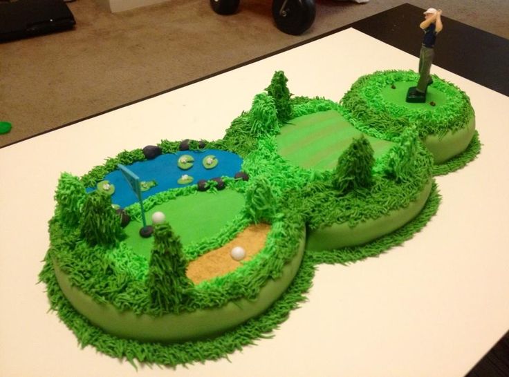 Golf Course Cake Ideas