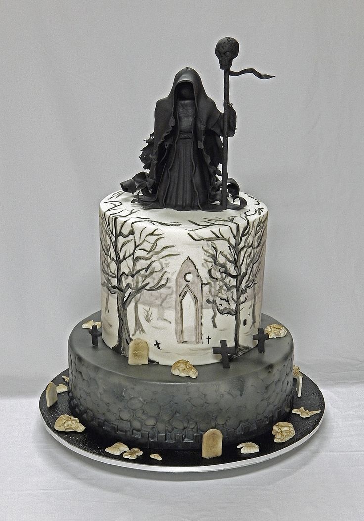 Grim Reaper Birthday Cake