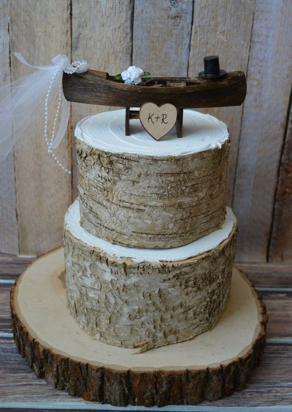 8 Photos of Rustic Groom Wedding Cakes