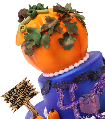 Halloween 40th Birthday Cake