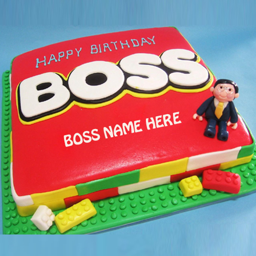 Happy Birthday Boss Cake