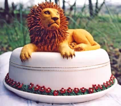 Happy Birthday Lion Cake