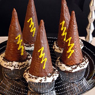 Harry Potter Wizard Hat Cupcakes