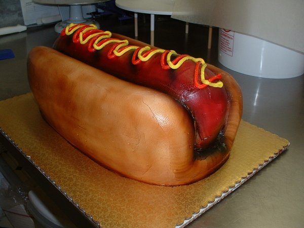 Hot Dog Cake