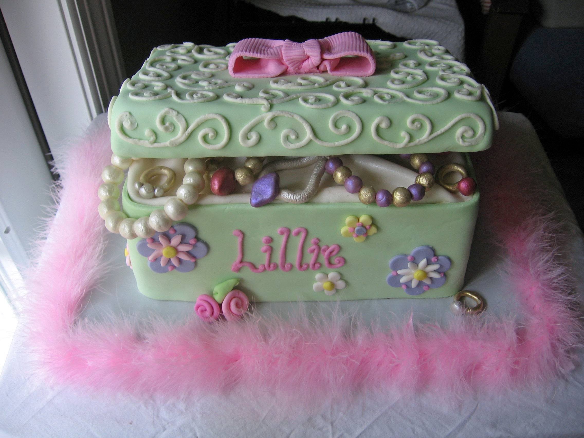 Jewelry Box Cake