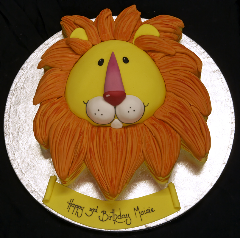 Lion Birthday Cake