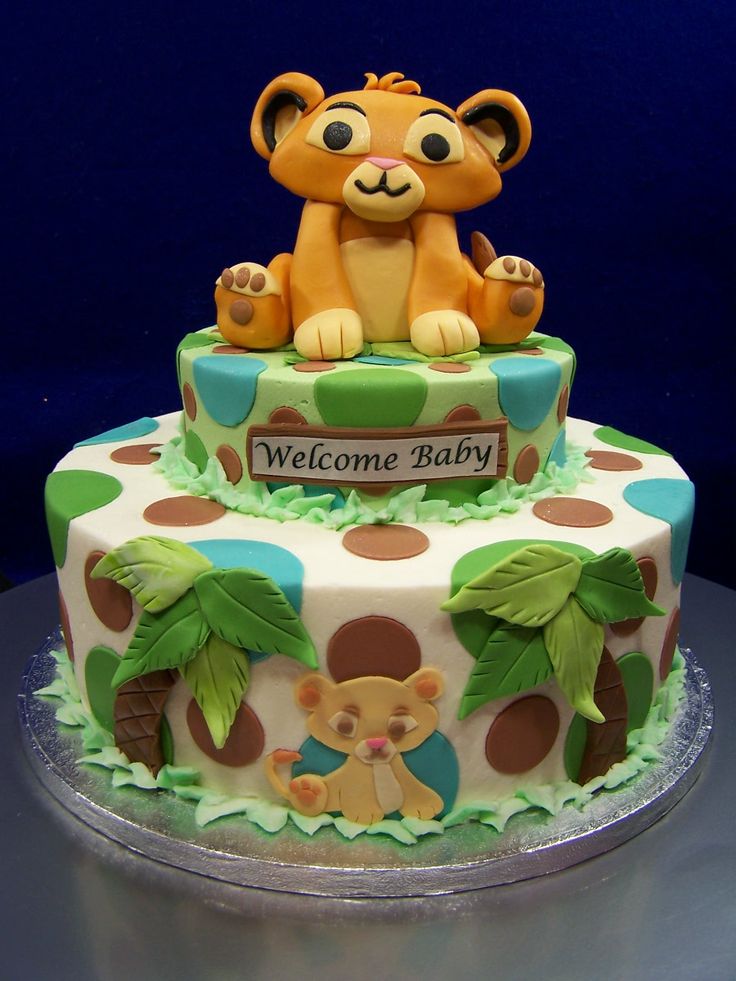 Lion King Baby Shower Cake Ideas