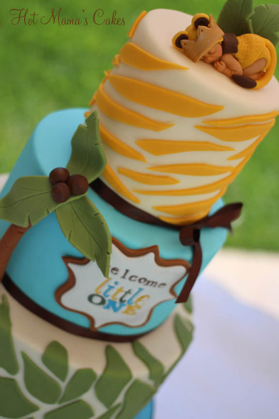 Lion King Baby Shower Cake