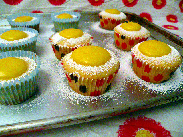 Martha Stewart's Lemon Meyer Cupcake