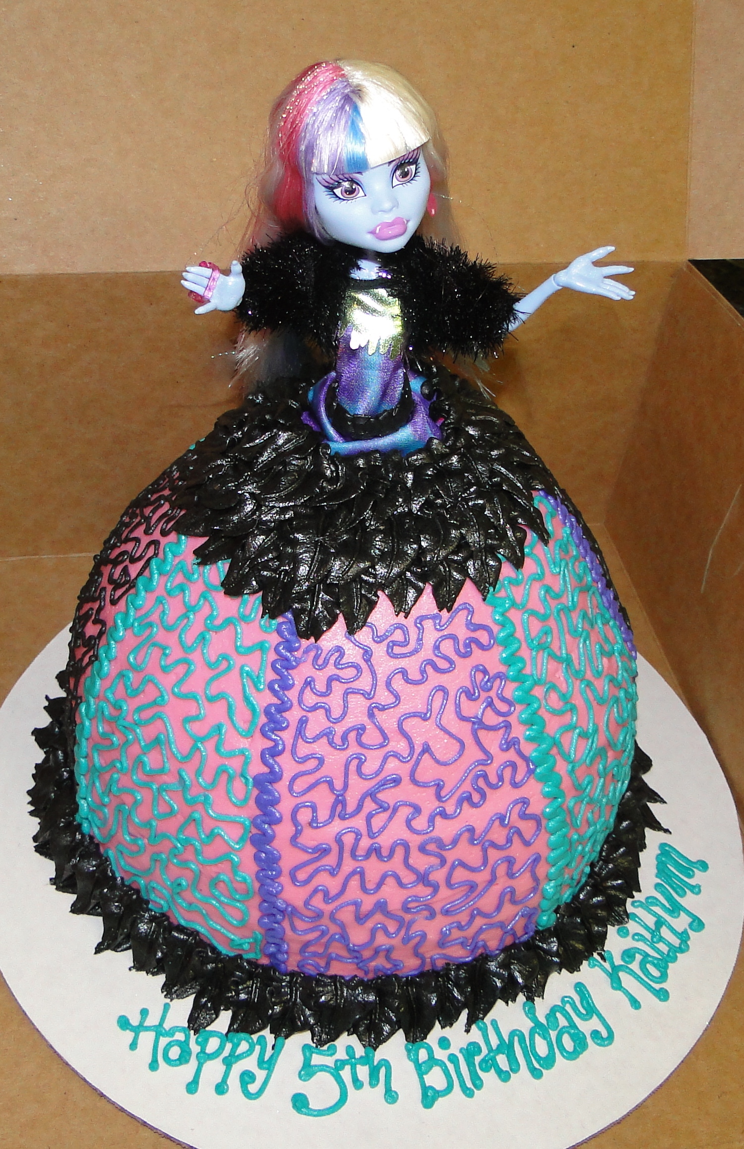 Monster High Doll Cake