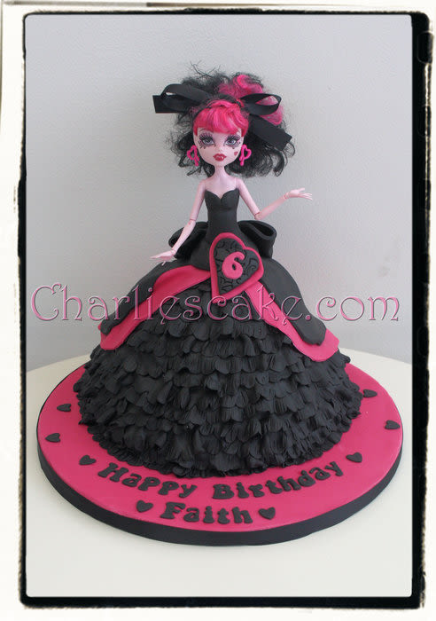 Monster High Doll Cake