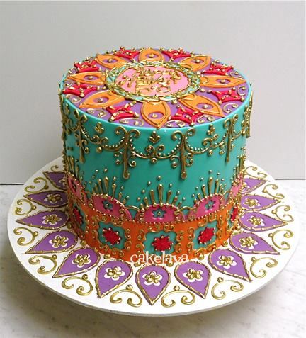 Moroccan Birthday Cake