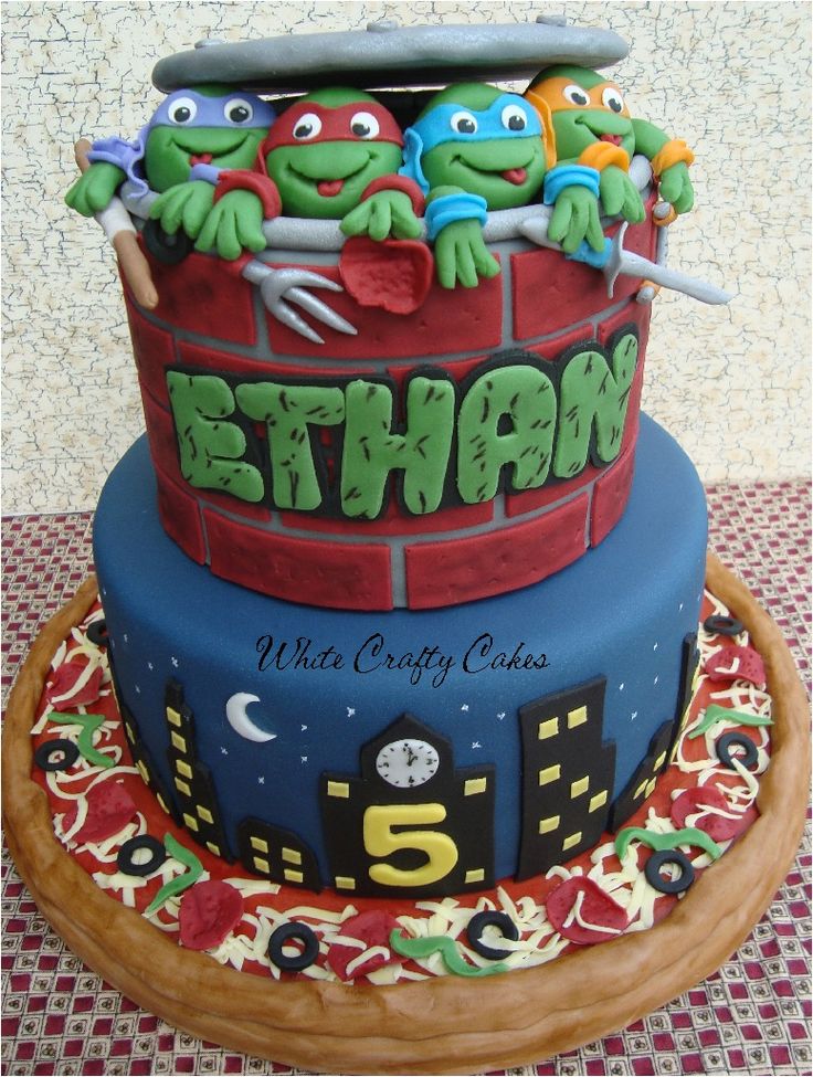 Ninja Turtle Birthday Cake