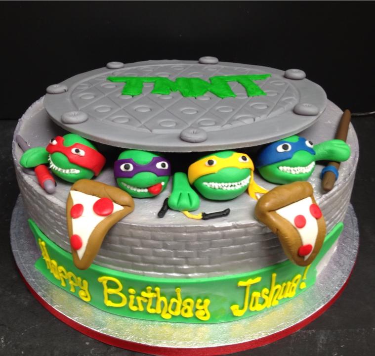 Ninja Turtle Birthday Cake