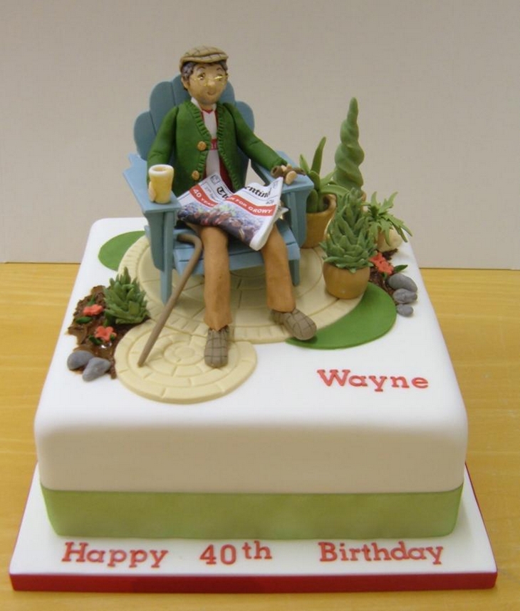 11 Birthday Cakes For Men Older Photo Old Man Birthday Cake