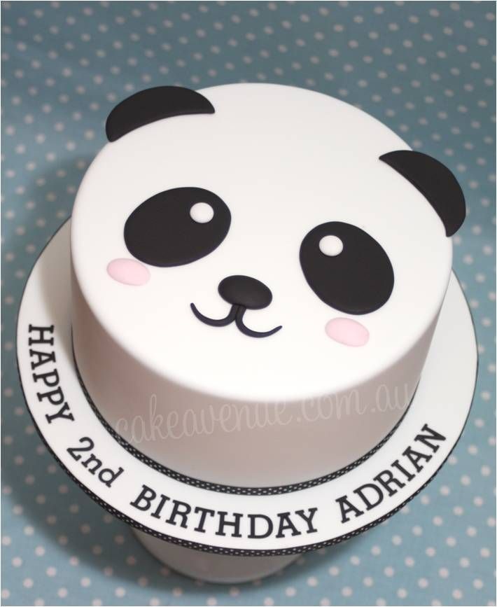 Panda Birthday Cake