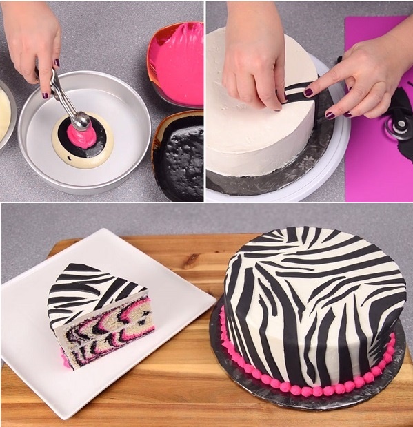 7 Photos of Red And Black Zebra Cakes