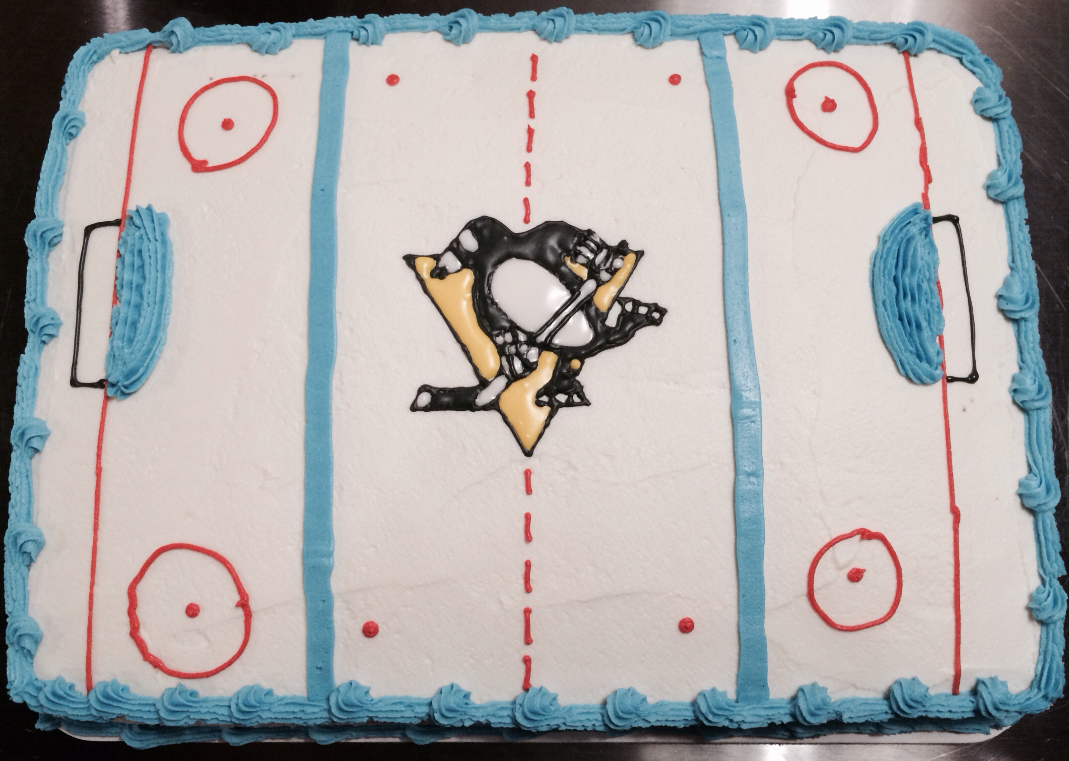 Pittsburgh Penguins Birthday Cake