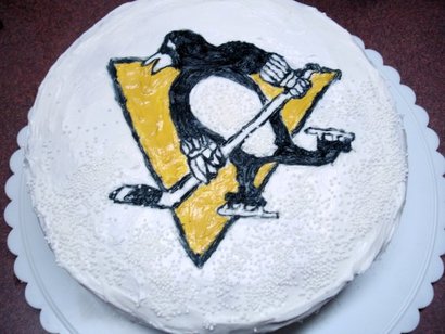 Pittsburgh Penguins Happy Birthday Cake