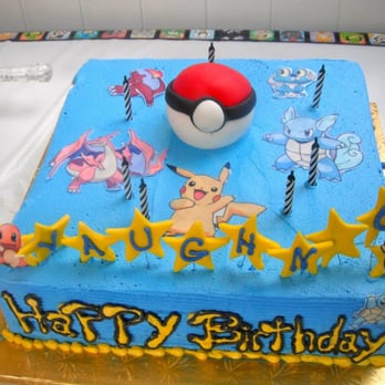 Pokemon Birthday Cake