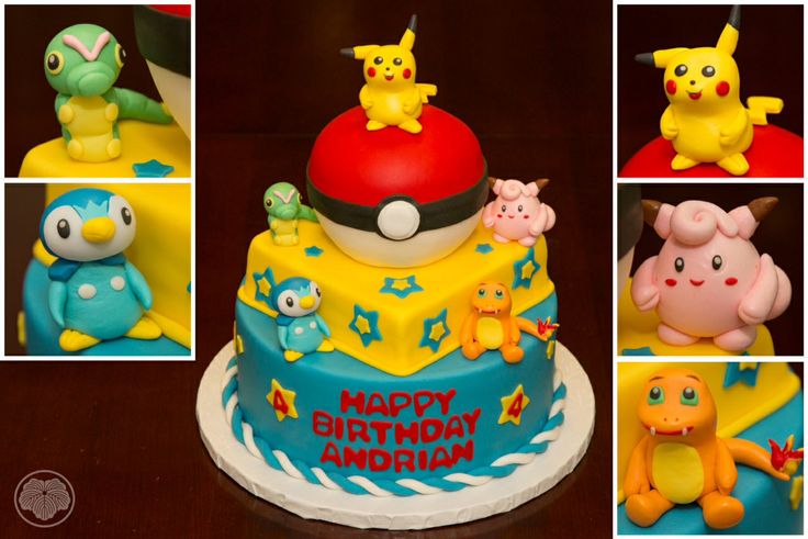 Pokemon Pikachu Birthday Cake