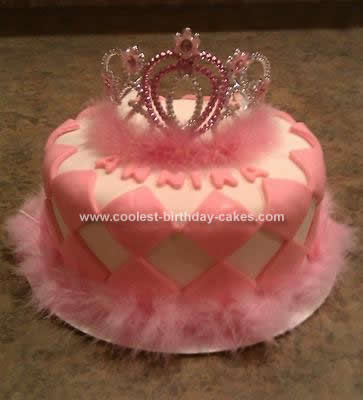 Princess Crown Birthday Cake