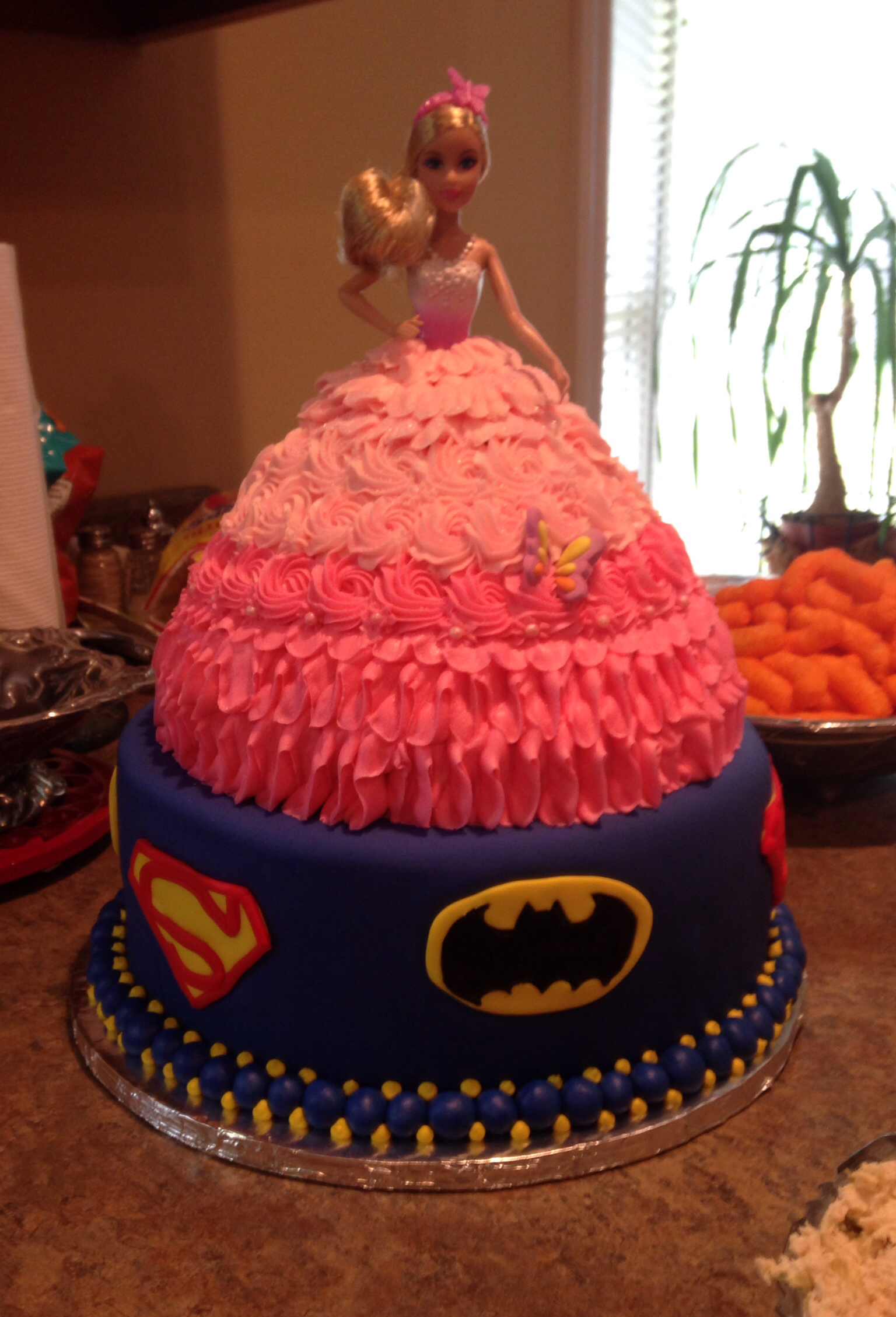 Princess Superhero Cake