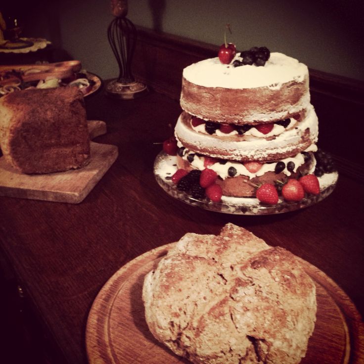 Rustic Birthday Cake