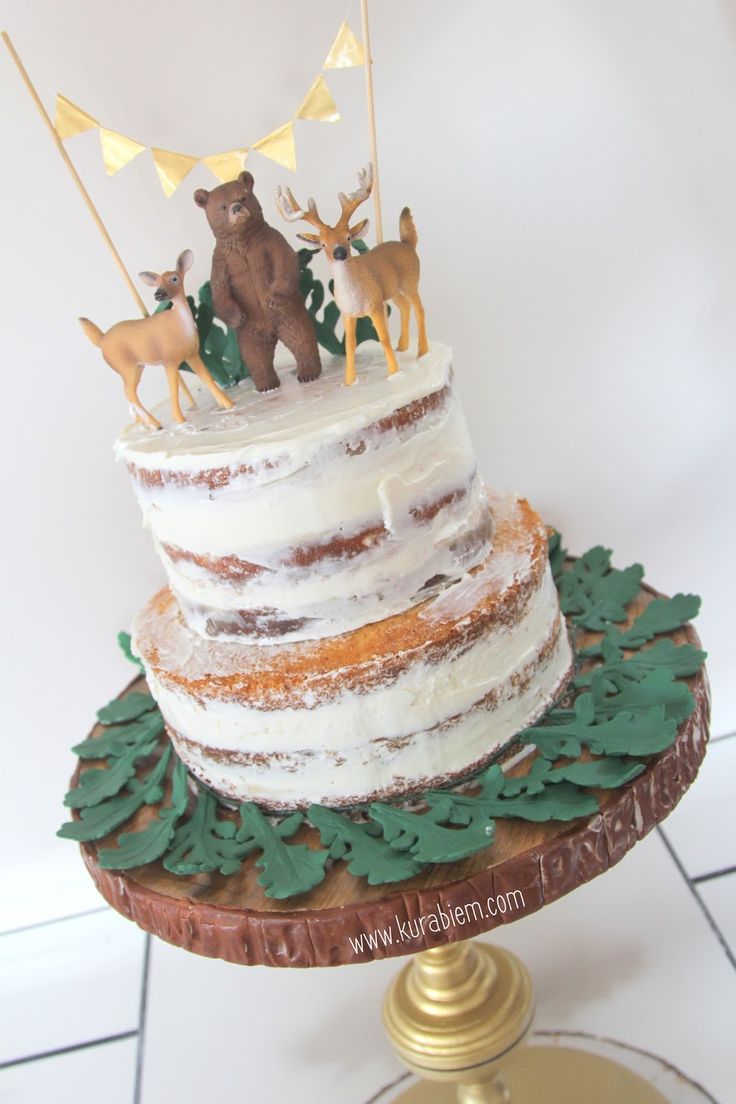 Rustic Birthday Cake