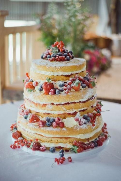 Rustic Country Wedding Cake