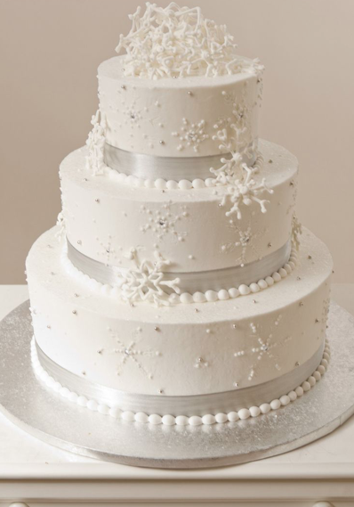 Rustic Winter Wedding Cake