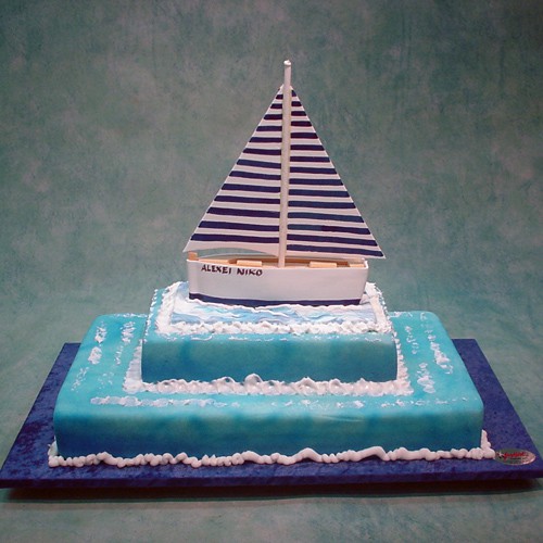 Sailing Boat Cake