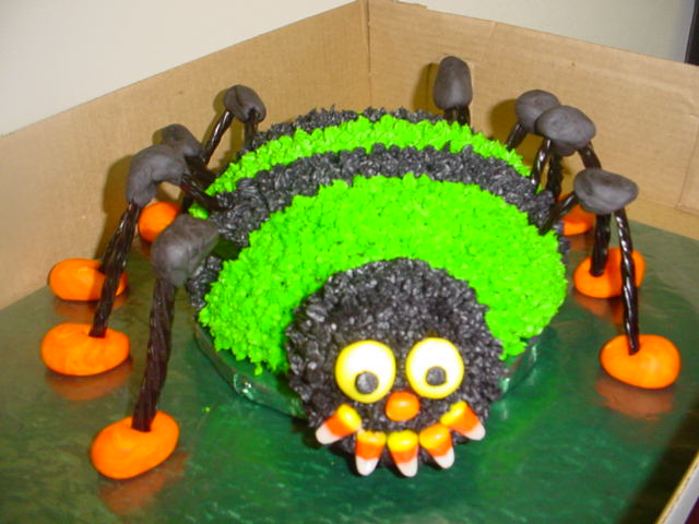 Spider Birthday Cake