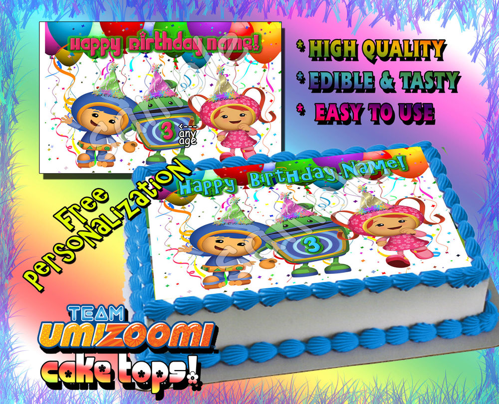 Team Umizoomi Birthday Cake