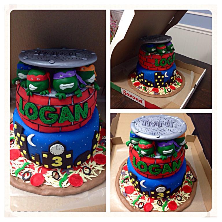 Teenage Mutant Ninja Turtle Cake