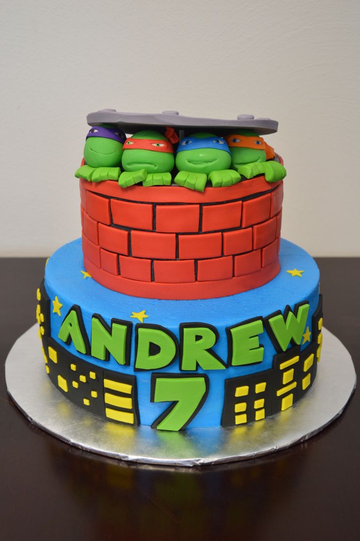 Teenage Mutant Ninja Turtle Cake