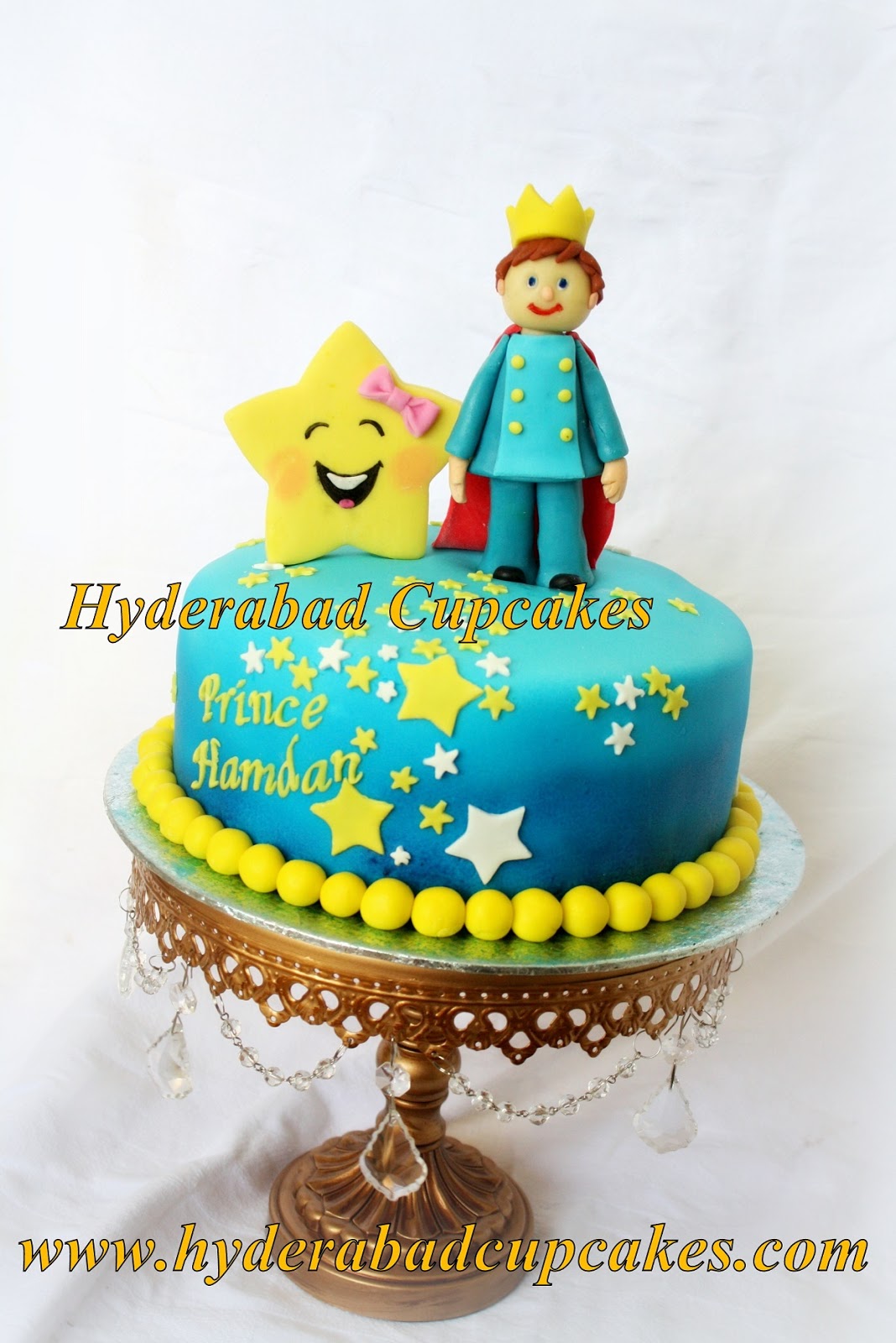 Twinkle Little Star First Birthday Cake