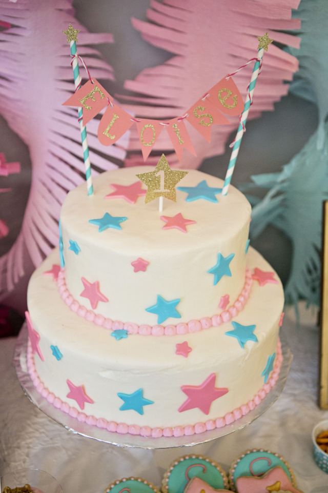 Twinkle Twinkle Little Star Birthday Cake