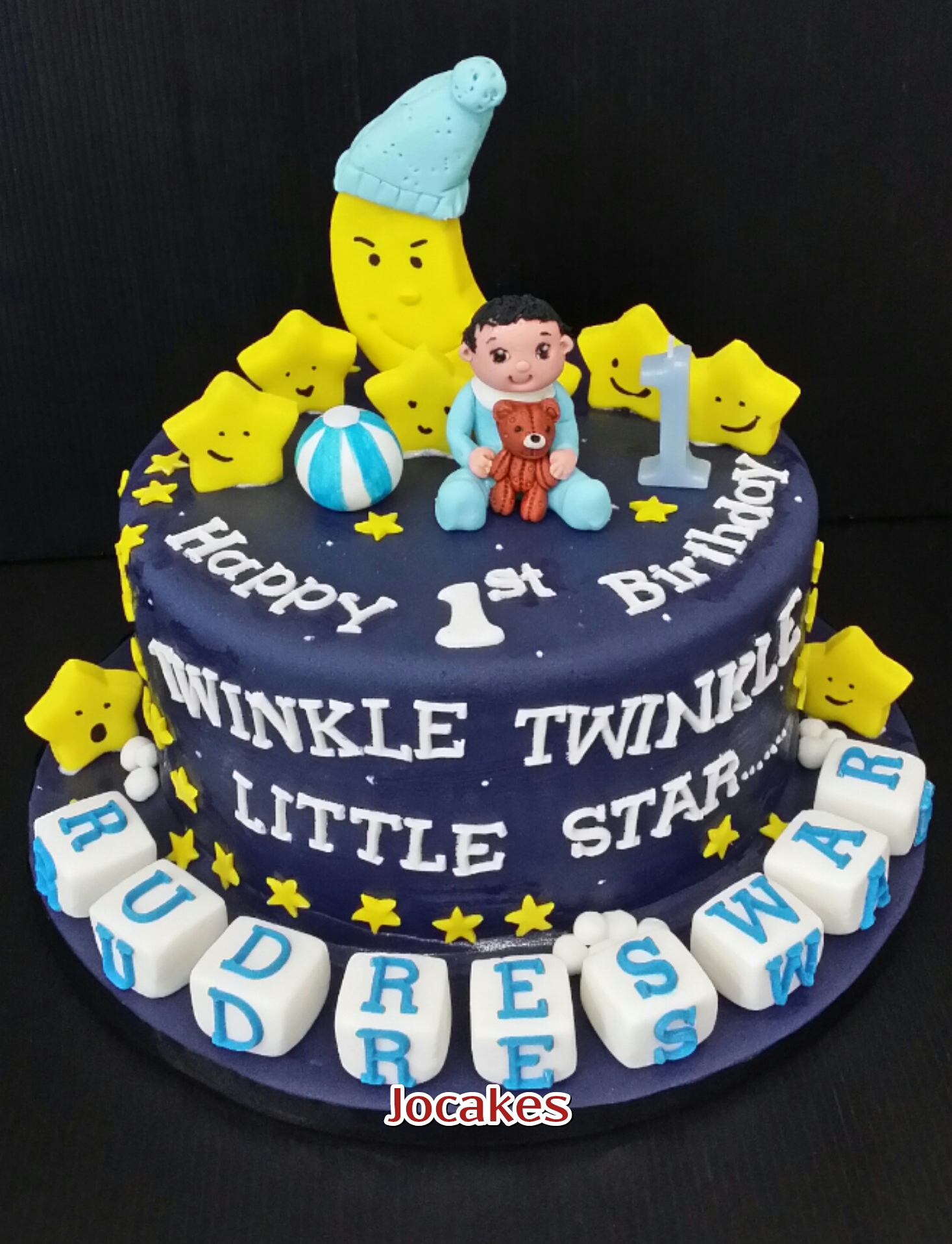 Twinkle Twinkle Little Star Birthday Cake